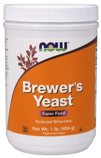 Now Foods Brewer&apos;s Yeast Powder - 454 grams - Witaminy i minerały dla sportowców - miniaturka - grafika 3