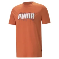 Koszulki sportowe męskie - Koszulka Sportowa Męska Puma Graphics Wording - miniaturka - grafika 1