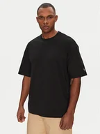 Koszulki męskie - Champion T-Shirt 220714 Czarny Standard Fit - miniaturka - grafika 1
