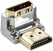 Wtyczki i adaptery - Lindy LINDY CROMO HDMI Adapter 90degree Down Connector type AM to AF 41505 41505 - miniaturka - grafika 1