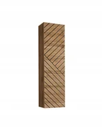 Szafki do salonu - Szafka Wisząca Switch Lamel 120CM Mat Wotan Pvc - miniaturka - grafika 1
