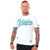 Koszulki sportowe męskie - T-shirt Octagon Retro white - miniaturka - grafika 1