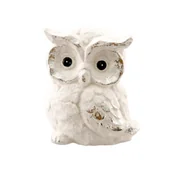 Ozdoby bożonarodzeniowe - Figurka ceramiczna sowa 8,5 x 6,5 x 9,5 cm - miniaturka - grafika 1