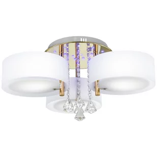 Lampa sufitowa z funkcją LED sleep ANTILA DRS8006/3 TR GL Elem - Lampy sufitowe - miniaturka - grafika 1