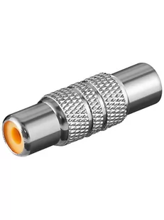 Wentronic Adapter metalowe cinch Kupplung auf Cinch Kupplung - Złącza, przejściówki, adaptery - miniaturka - grafika 2
