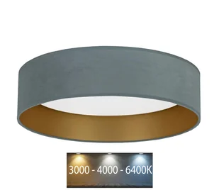 Brilagi - LED Plafon VELVET LED/24W/230V 3000/4000/6400K miętowy/złoty - Lampy sufitowe - miniaturka - grafika 1