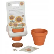 Zabawy w naśladowanie dorosłych - LITTLE DUTCH Słonecznik do samodzielnej uprawy z doniczką - miniaturka - grafika 1