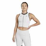 Koszulki i topy damskie - Reebok SH Performance Tank Top bez rękawów, damski wielokolorowa wielokolorowa XXS FT0741 - miniaturka - grafika 1