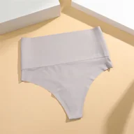 Majtki damskie - Bezszwowe majtki modelujące - Szary S - miniaturka - grafika 1