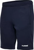 Spodenki damskie - Hummel Hummel Damskie szorty Hmlgo Cotton Bermuda Woman niebieski morski S 203532-7026 - miniaturka - grafika 1