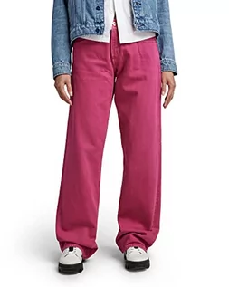 Spodnie damskie - G-STAR RAW Damskie spodnie Judee Loose Jeans Pants, Różowy (Fuchsia Red Gd D22889-d300-d827), 23W / 30L - grafika 1
