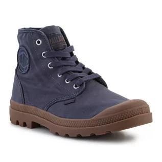 Trampki męskie - Buty Palladium Pampa Hi M 02352-449 niebieskie - grafika 1