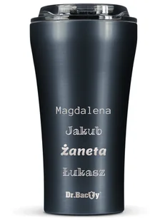 Kubek termiczny na kawę Dr.Bacty Apollo 2.0 - 360 ml - Gunmetal - Z twoim grawerem - Kubki termiczne - miniaturka - grafika 1