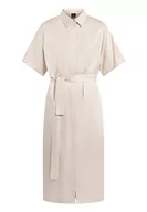 Sukienki - DreiMaster Klassik Damska sukienka z krótkim rękawem, Maxi Colina, beżowo-różowa, XL, beżoworóżowy, XL - miniaturka - grafika 1