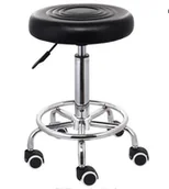 Wyposażenie studia tatuażu - Krzesło Kosmetyczne Okrągłe - miniaturka - grafika 1