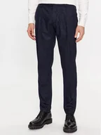 Spodnie męskie - Tommy Hilfiger Chinosy Hampton MW0MW32563 Granatowy Slim Fit - miniaturka - grafika 1