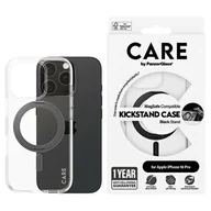 Etui i futerały do telefonów - CARE by PanzerGlass Feature Kickstand Case iPhone 16 Pro 6,3" czarny/black MagSafe 1322 - miniaturka - grafika 1