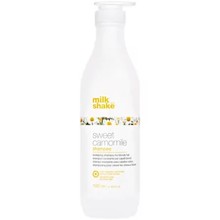 Milkshake Milk _ Shake Sweet Camomile Shampoo 1000 ML do ostrością i żywość w przypadku blonden włosów milkshake-sweet-camomile-shampoo-blonde- - Pozostałe kosmetyki - miniaturka - grafika 1