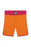 Spodnie i spodenki dla dziewczynek - Dkny szorty dziecięce kolor pomarańczowy z aplikacją - DKNY - miniaturka - grafika 1