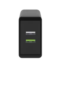 Ładowarka sieciowa 2x USB QC 3.0 28W Goobay CZARNA - Ładowarki do telefonów - miniaturka - grafika 2