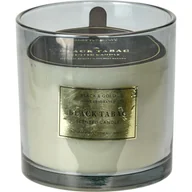 Świece - Świeczka w szkle Black & Gold, Black tabac, 870 g - miniaturka - grafika 1