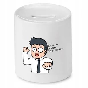 Dla Zegarmistrza Skarbonka na Urodziny na Prezent z Nadrukiem ze Zdjęciem + Opakowanie na prezent (wzór 01) - Skarbonki - miniaturka - grafika 1