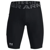 Spodenki męskie - Męskie Spodenki kompresyjne UNDER ARMOUR UA HG ARMOUR LNG SHORTS 1361602-001 – Czarny - miniaturka - grafika 1