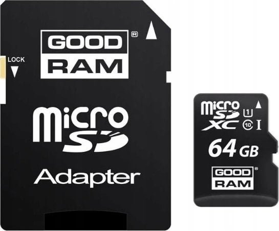 Goodram Karta Pamięci 64 Gb Micro Sdhc + Adapter Sd 10Class