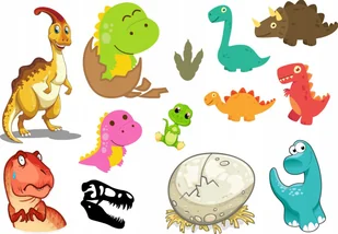 TATUAŻE ZMYWALNE DLA DZIECI DINOZAURY DUŻY WYBÓR WZORÓW - Zabawki kreatywne - miniaturka - grafika 1