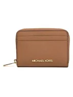 Portfele - Michael Kors Skórzany portfel w kolorze karmelowym - 12 x 8 x 2 cm - miniaturka - grafika 1