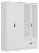 Szafy - Szafa Montana 160X205 Mt04 Biały Z Lustrem - miniaturka - grafika 1