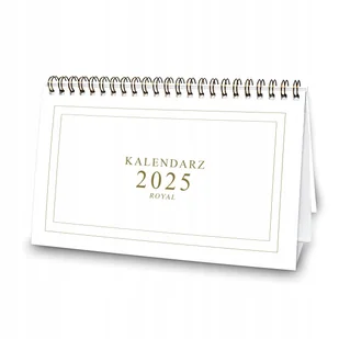 Kalendarz biurkowy 2025 Royal na biurko stojący - Kalendarze - miniaturka - grafika 1