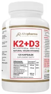 Witaminy i minerały - Altopharma, Witamina K2 Vitamk7 200μg + D3 4000iu Prebiotyk Vege, 120 Kaps. - miniaturka - grafika 1