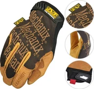 Rękawice robocze - Mechanix Wear Mechanix Wear Rękawice Original Leather Czarne-Coyote S - miniaturka - grafika 1