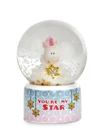 Figurki dla dzieci - Nici, Kula śnieżna Jednorożec Theodor 6,5 cm - miniaturka - grafika 1