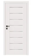 Drzwi wewnętrzne - Dre Drzwi Wewnętrzne Pełne Premium 8 Okleina Biała Mat - miniaturka - grafika 1