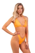 Stroje kąpielowe - Strój kąpielowy Nebbia  Classic Triangle Bikini Top 451 Orange Neon S - miniaturka - grafika 1
