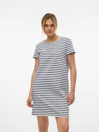 Sukienki - Vero Moda Sukienka w kolorze granatowo-białym - miniaturka - grafika 1