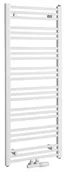 Grzejniki łazienkowe - Bruckner Grzejnik łazienkowy ALBRECHT 50x125 cm podłączenie centralne kolor biały - miniaturka - grafika 1