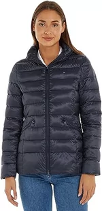 Tommy Hilfiger Damska kurtka MW wyściełana globalna w paski, pustynne niebo, L, Pustynne niebo - Kurtki damskie - miniaturka - grafika 1