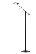 Lampy stojące - Lucide ANSELMO Czarna LED DIM ściemnialna 9W Lampa podłogowa stojąca 19766/09/30 - miniaturka - grafika 1