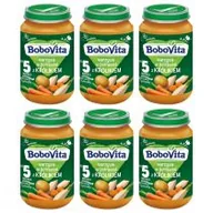 Dania dla dzieci - BoboVita Warzywa w potrawce z królikiem po 5 miesiącu Zestaw 6 x 190 g - miniaturka - grafika 1