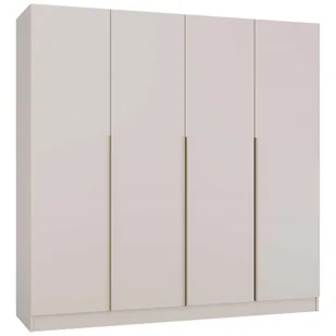 SZAFA SENSO 4D 200 Cm 4 Drzwi Złote Uchwyty Do Salonu Sypialni KASZMIR BEŻ TopEshop - Szafy - miniaturka - grafika 1