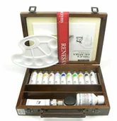 Farby i media malarskie - Zestaw Farb Akrylowych Drewniana Kaseta Renesans - miniaturka - grafika 1