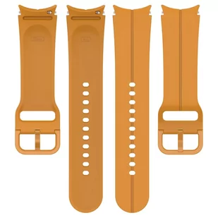 Pasek / opaska do smartwatcha Samsung Galaxy Watch 4 / 5 żółty - Akcesoria do smartwatchy - miniaturka - grafika 4