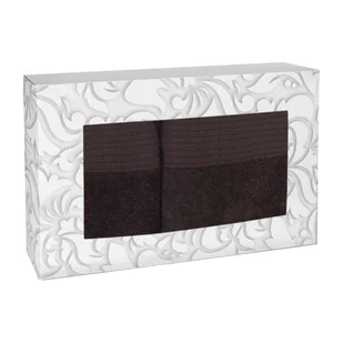 Komplet ręczników 70 x 140 Mello, 2 szt., brązowe - Ręczniki - miniaturka - grafika 1