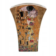 Wazony i flakony - GUSTOWNY PORCELANOWY WAZON NA KWIATY GUSTAV KLIMT POCAŁUNEK - miniaturka - grafika 1