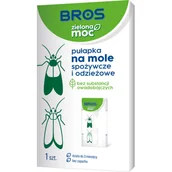 Zwalczanie i odstraszanie szkodników - BROS Pułapka na mole spożywcze i odzieżowe 1 sztuka Zielona Moc - miniaturka - grafika 1