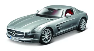 MAISTO, mercedes-benz sls amg srebrny 1/18 - Samochody i pojazdy dla dzieci - miniaturka - grafika 1