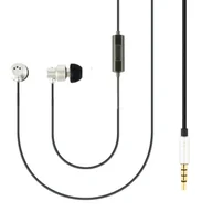 Słuchawki - Gembird Przewodowe słuchawki dokanałowe z mikrofonem czarne BASS - miniaturka - grafika 1